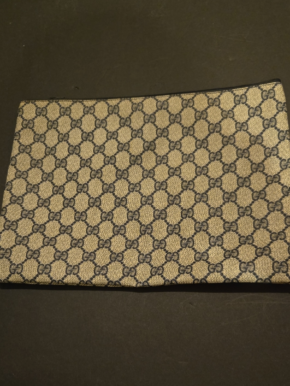 VTG. GUCCI  MONOGRAM WATERPROOF CANVAS BAG